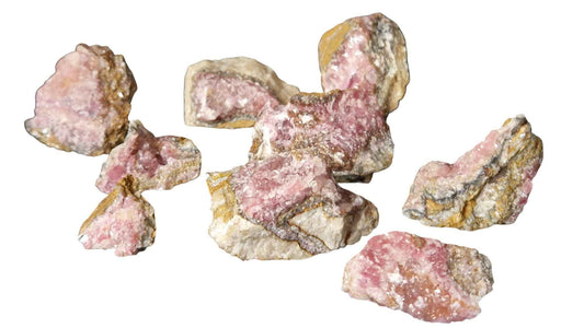 Cobaltoan Calcite Collection - 9pcs - authentic fossil specimen, natural history by Fossils NH