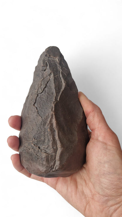 Acheulean Hand Axe 16cm - Homo erectus Tool Morocco 9