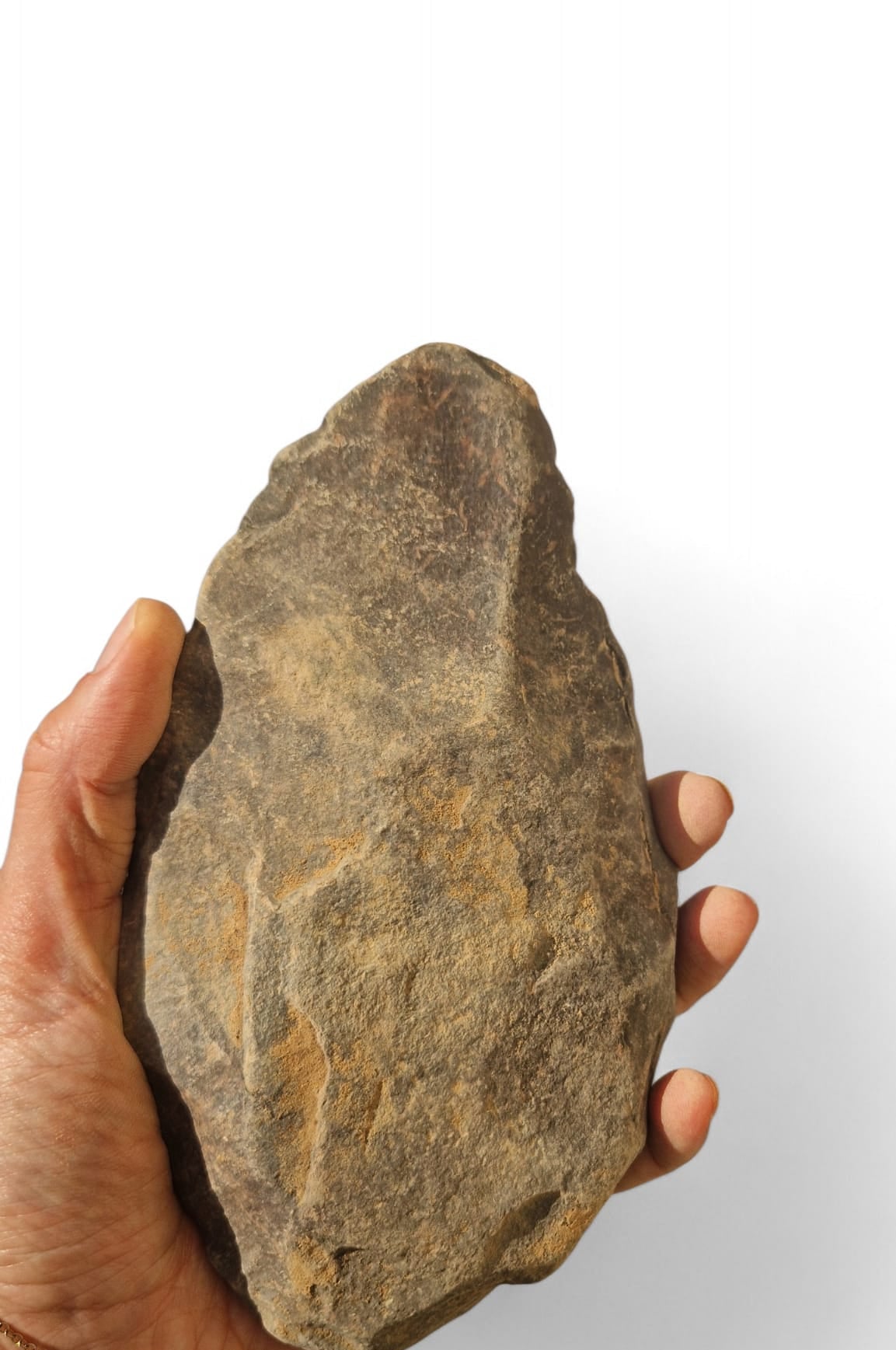 Acheulean Hand Axe 19cm - Homo erectus Tool from Sahara Desert