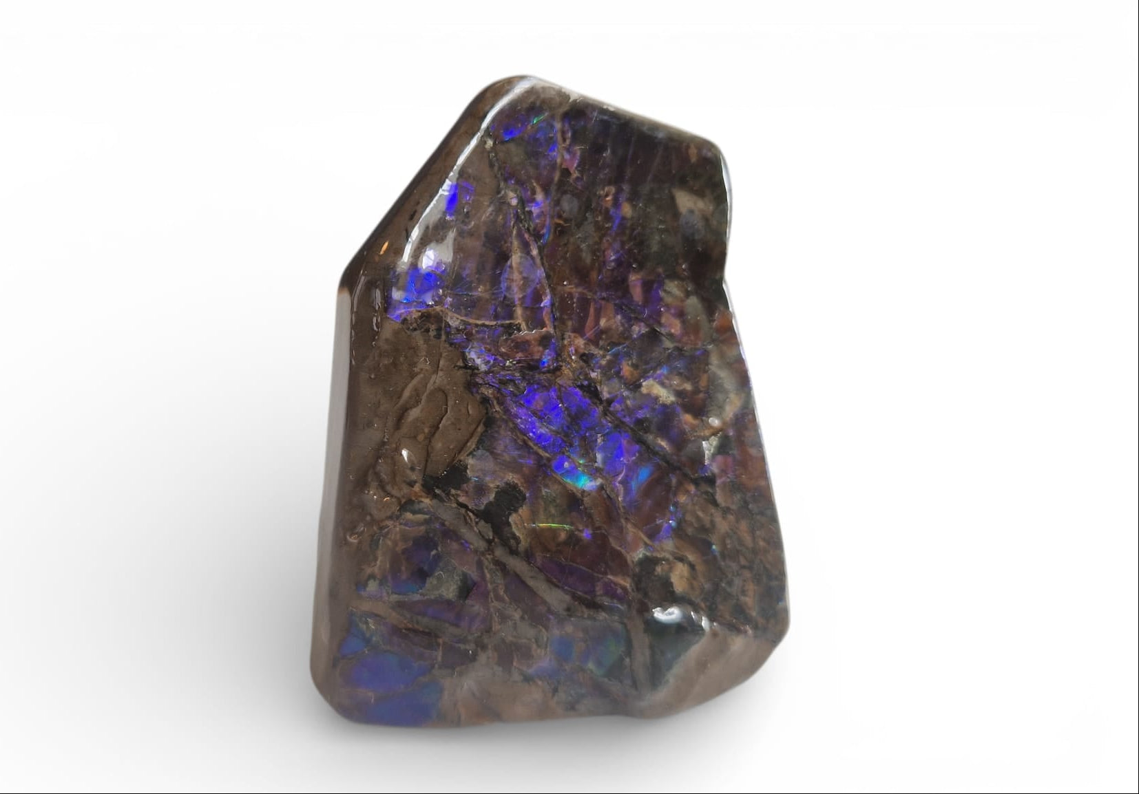 Blue ammolite gemstone Canada 3